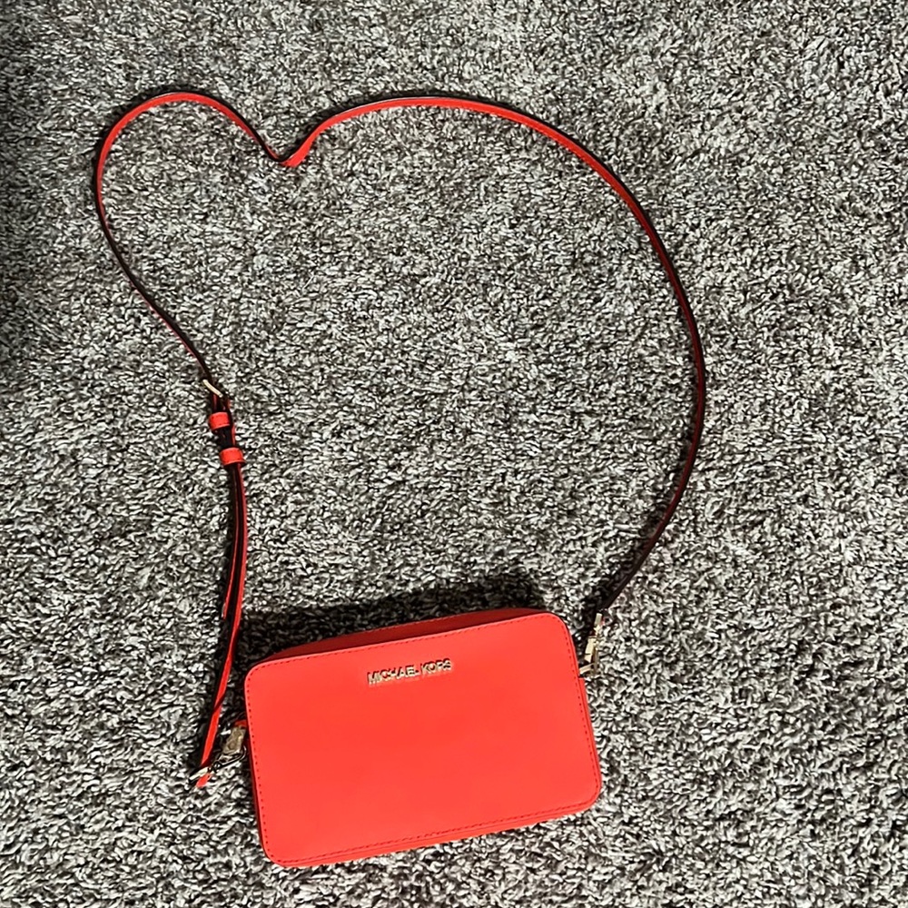 Michael Kors cross body clutch